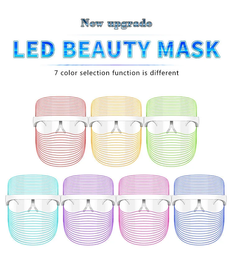 Facial LED Light Therapy Face Device Wholesale/Supplier Beauty Care Wireless LED Machine