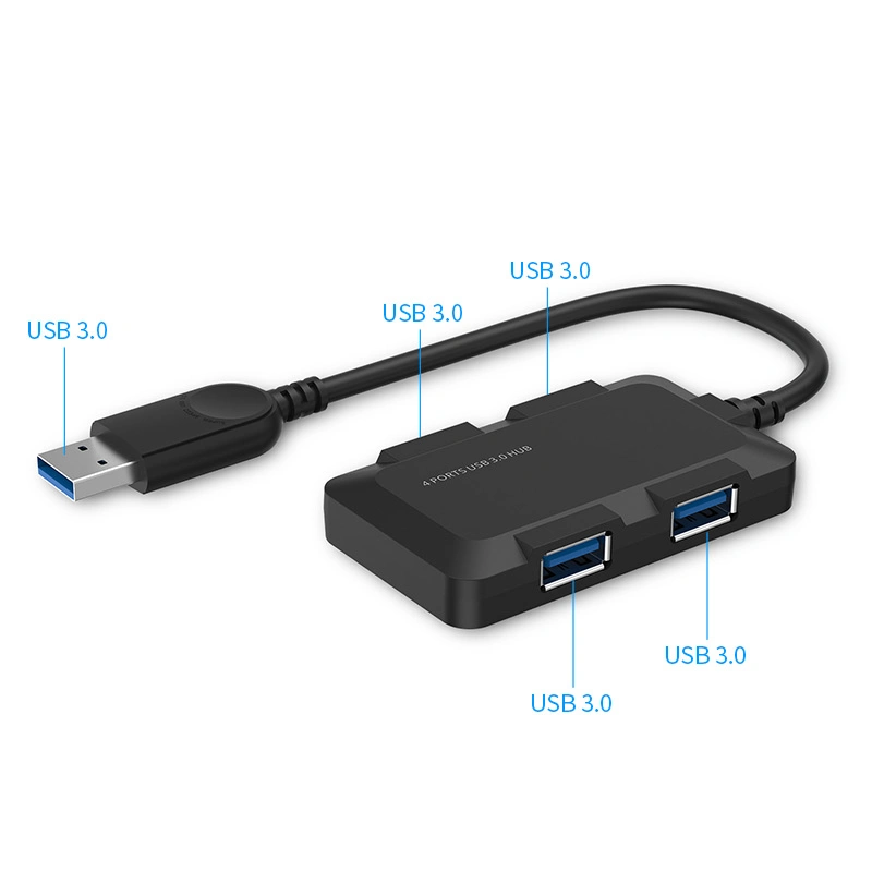 Winstar 3,0-Port Portable USB 5Gbps Hub Uh30410 4 sin controlador