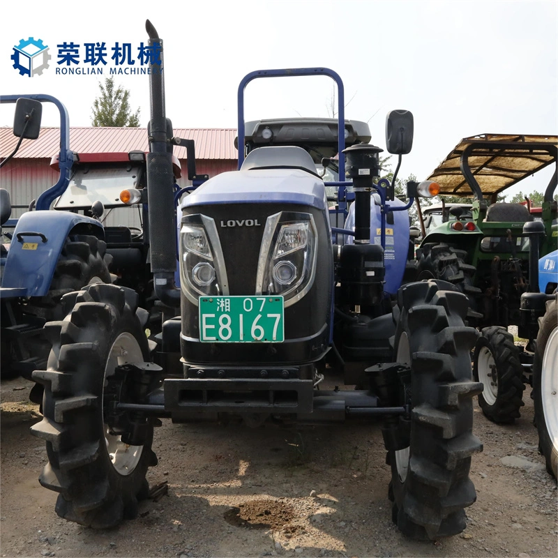 Used Yto Foton Lovol Agricultural Farm Tractor Loader with Implements