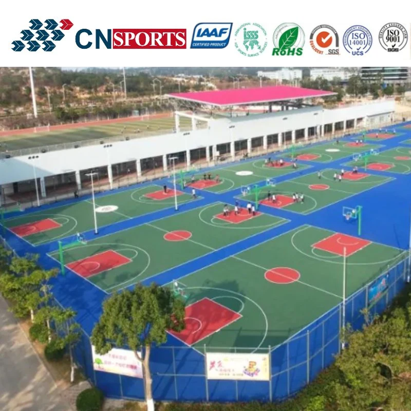 Eco-Friendly Silicon PU Coating Basketball Badminton Futsal Tennis Volleyball Court