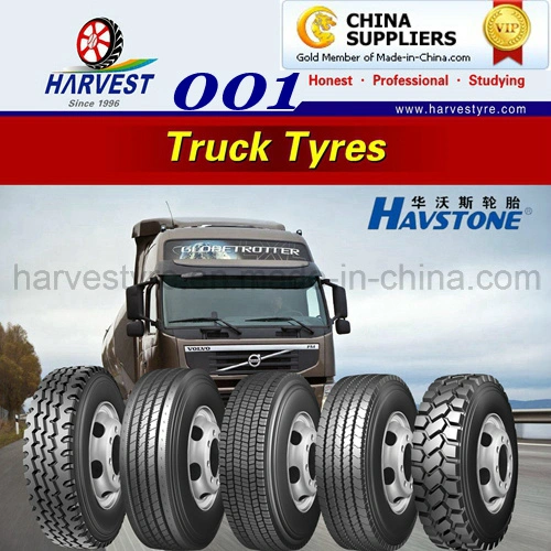 Tous les pneus de camion radiaux en acier avec toutes les tailles de série.