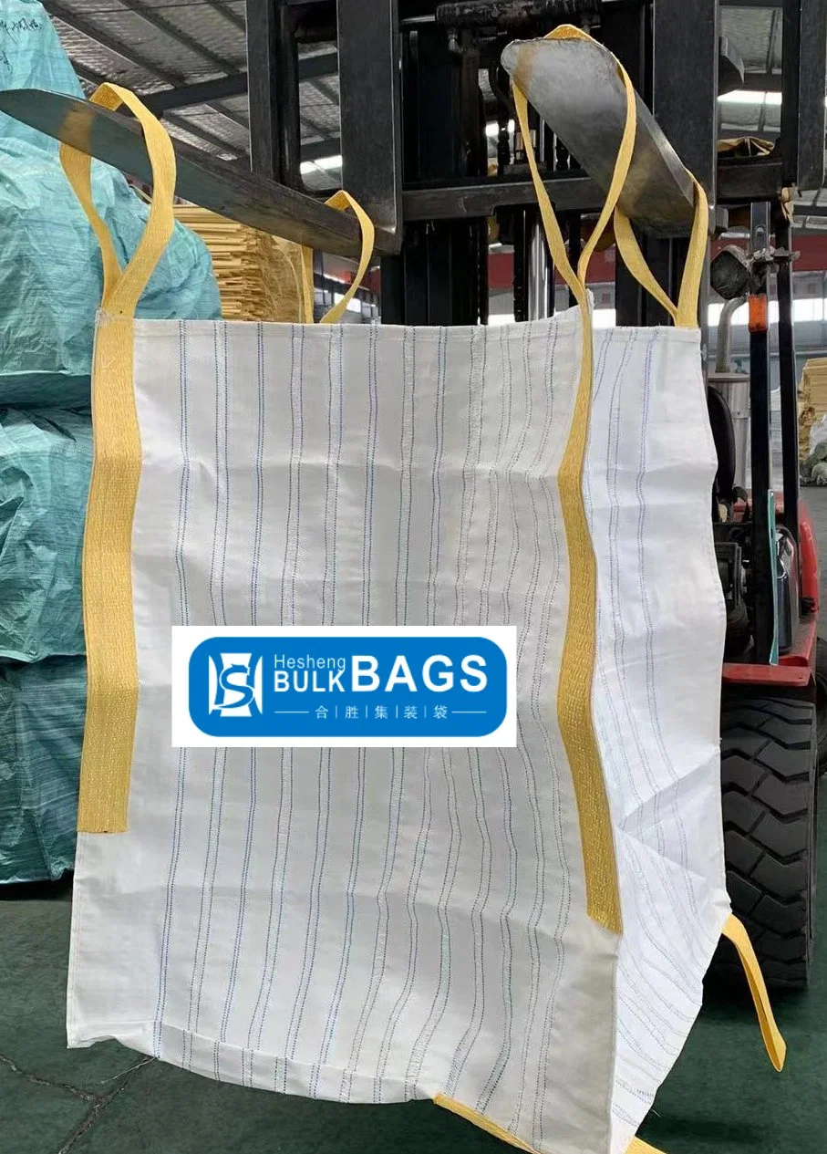 Hesheng 1000kg Durable Vented Breathable Firewood Bulk Mesh Big Bag