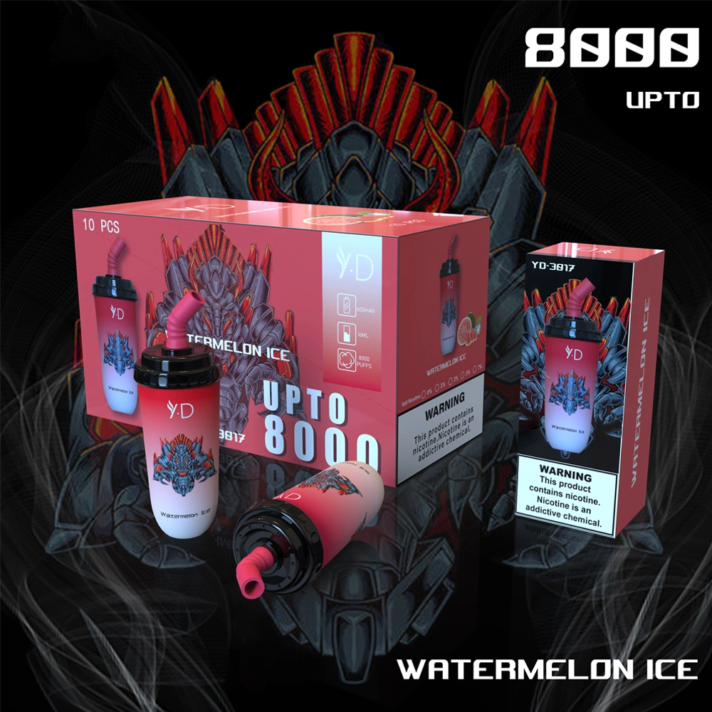 سعر المصنع الصيني Wdg كأس العالم الصغير Vape 16 مل E-Juice Toha 8000 Puts لفاب بود قابل للتفتيت السجائر الإلكترونية بالجملة