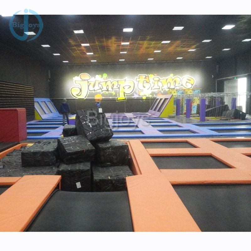 Kommerzielle Indoor Elastic Bed Trampolin Park mit Kletterwand