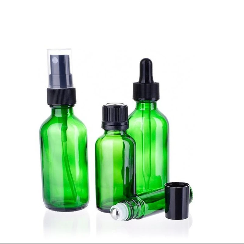 Rellenables de vidrio botella de perfume Mini botellas gotero gotero Viajes pipeta para aceites esenciales cosmética contenedor tubo