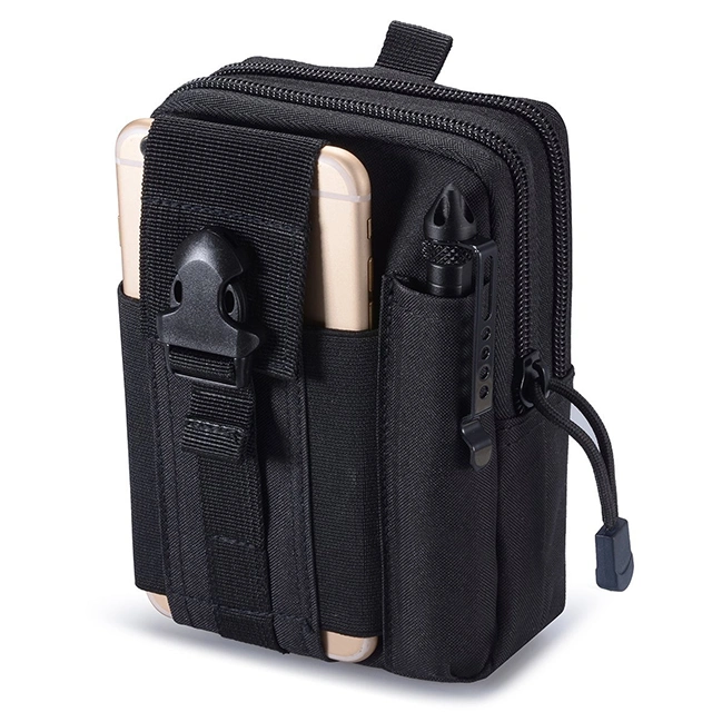 Bolsa de Molle táctico de la correa de la utilidad de la cintura Pocket con teléfono móvil funda.