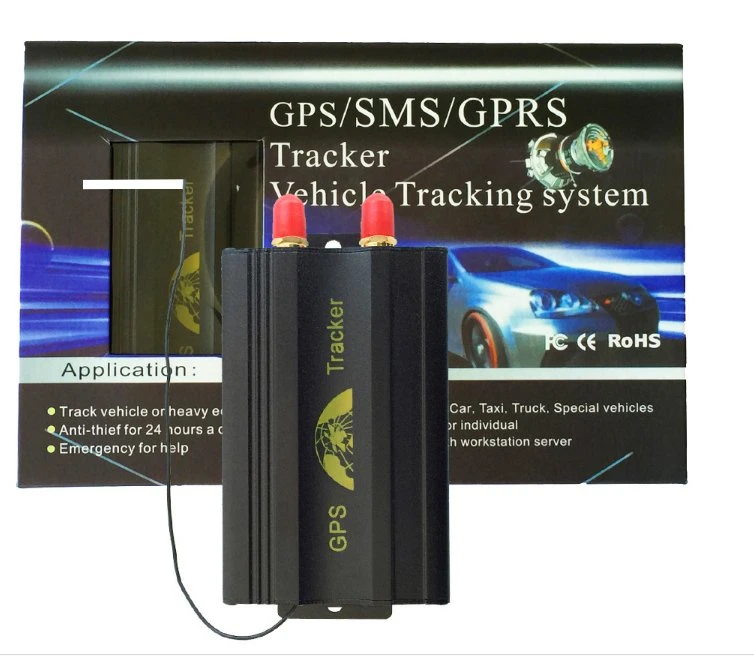 Sistema de Vehículo de GPS Tk103A con combustible libre de relé de corte del Software de seguimiento GPRS