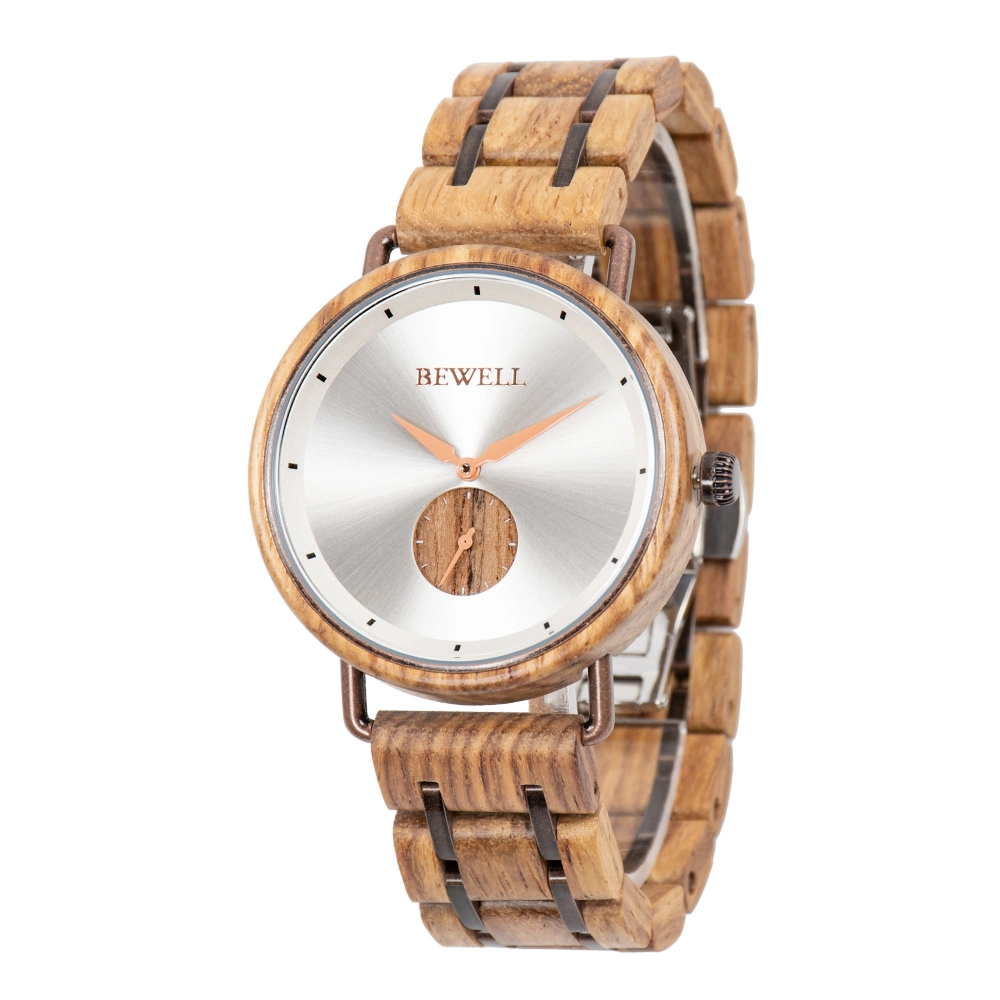 Moda 2023 Logotipo personalizado Relojes de madera de bambú para hombres y damas