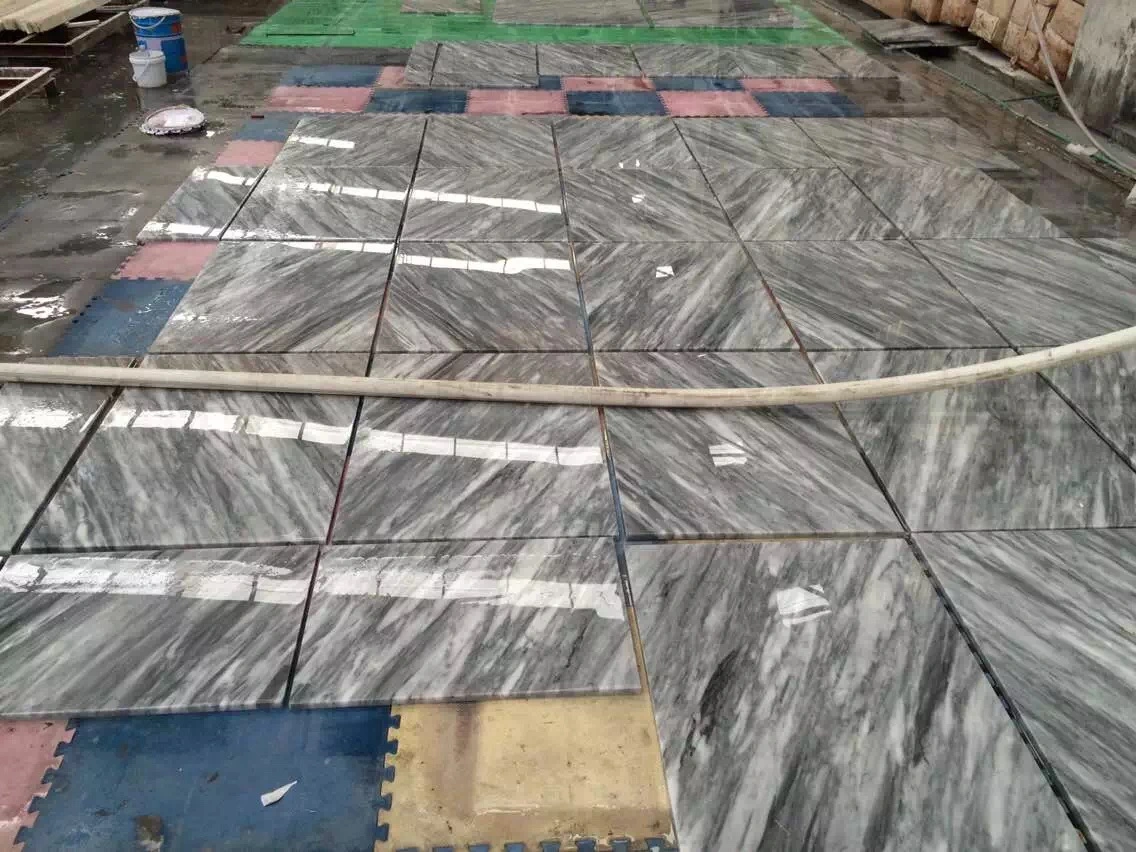 Nuvolato Grigio/mármol gris de Italia para el azulejo de suelo