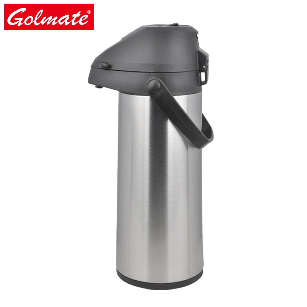 1.9L Stainless Steel Lever Pumping Glass Coffee Airpot