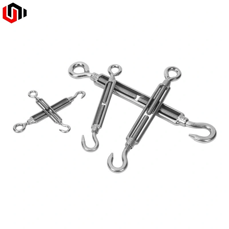 Stainless Steel SS304/SS316 DIN1480 Turnbuckle Hook Drop Forged A2/A4