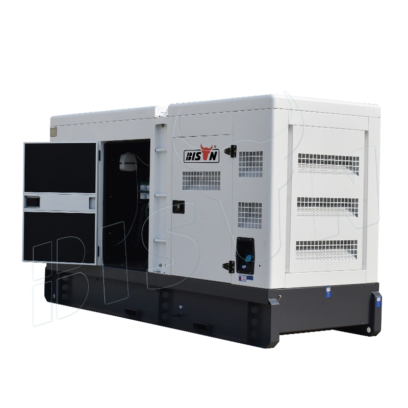 China Bison 50Hz Super silencioso bajo ruido 50kVA 40kW Diesel Generador de potencia según la homologación ISO CE