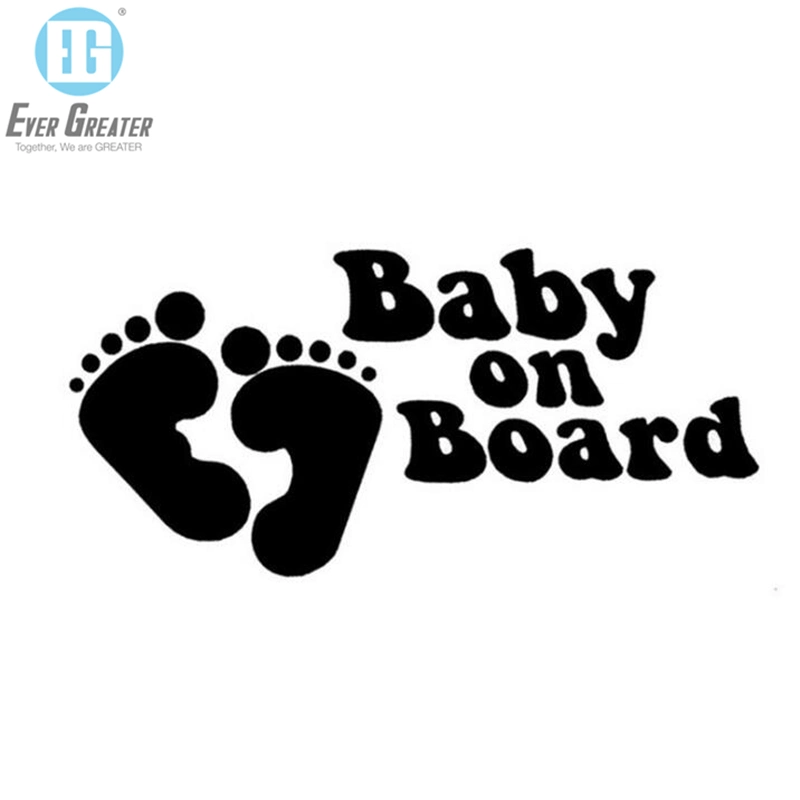 Imperméable personnalisé Bébé à bord d'autocollants bébé personnalisées de voiture à bord de l'autocollant de voiture