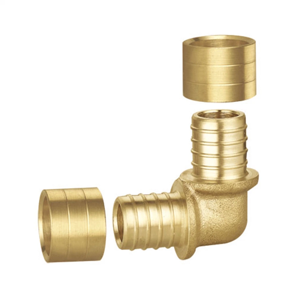 Forged Working Pressure Brass Control Flow Water Hardware Tee Connector Pipe Fittings