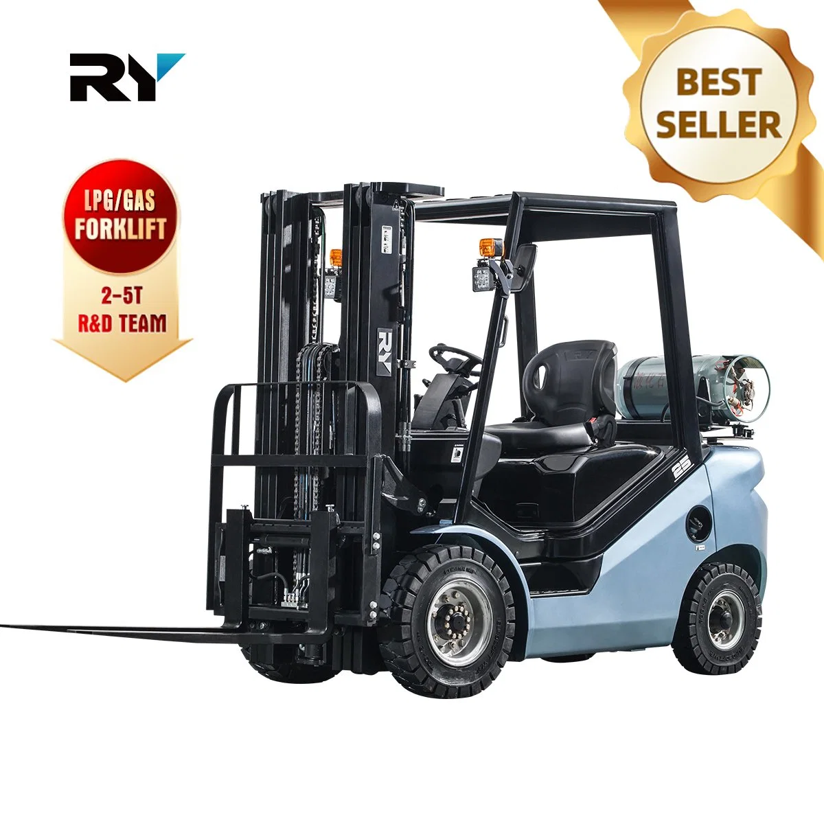 Royal Fast Delivery 3.5 Ton 5 Ton 10 Ton LPG Gas Fork Lift Truck Diesel Rough Terrain Electric Forklift with Nissan Engine