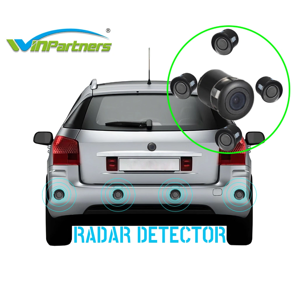 Vídeo del sensor de aparcamiento coche radar 4