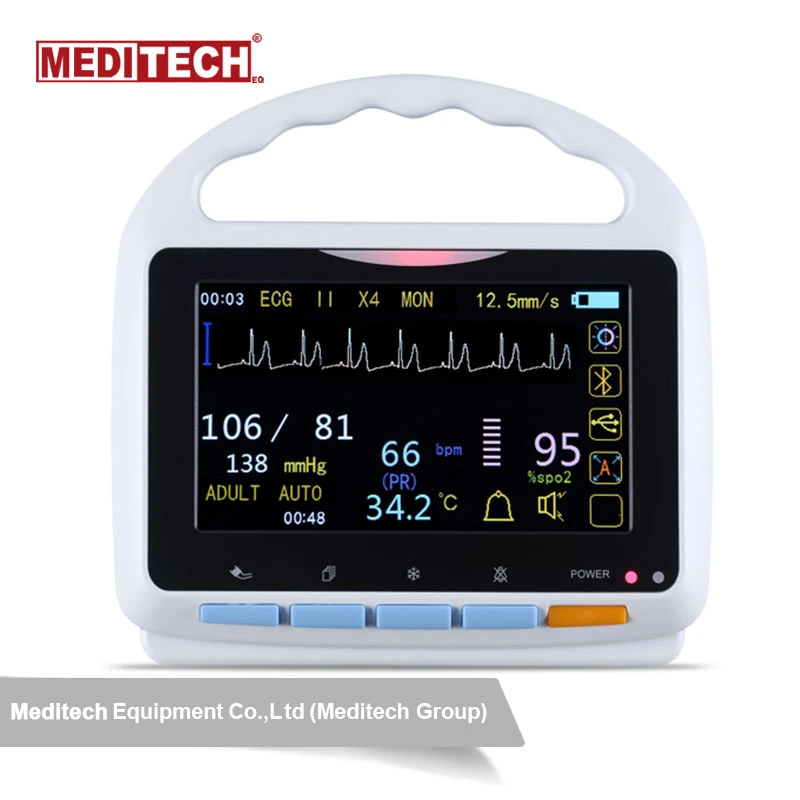 Palm Multi-Parameter Patient Monitor with 5 Standard and CE Certificate