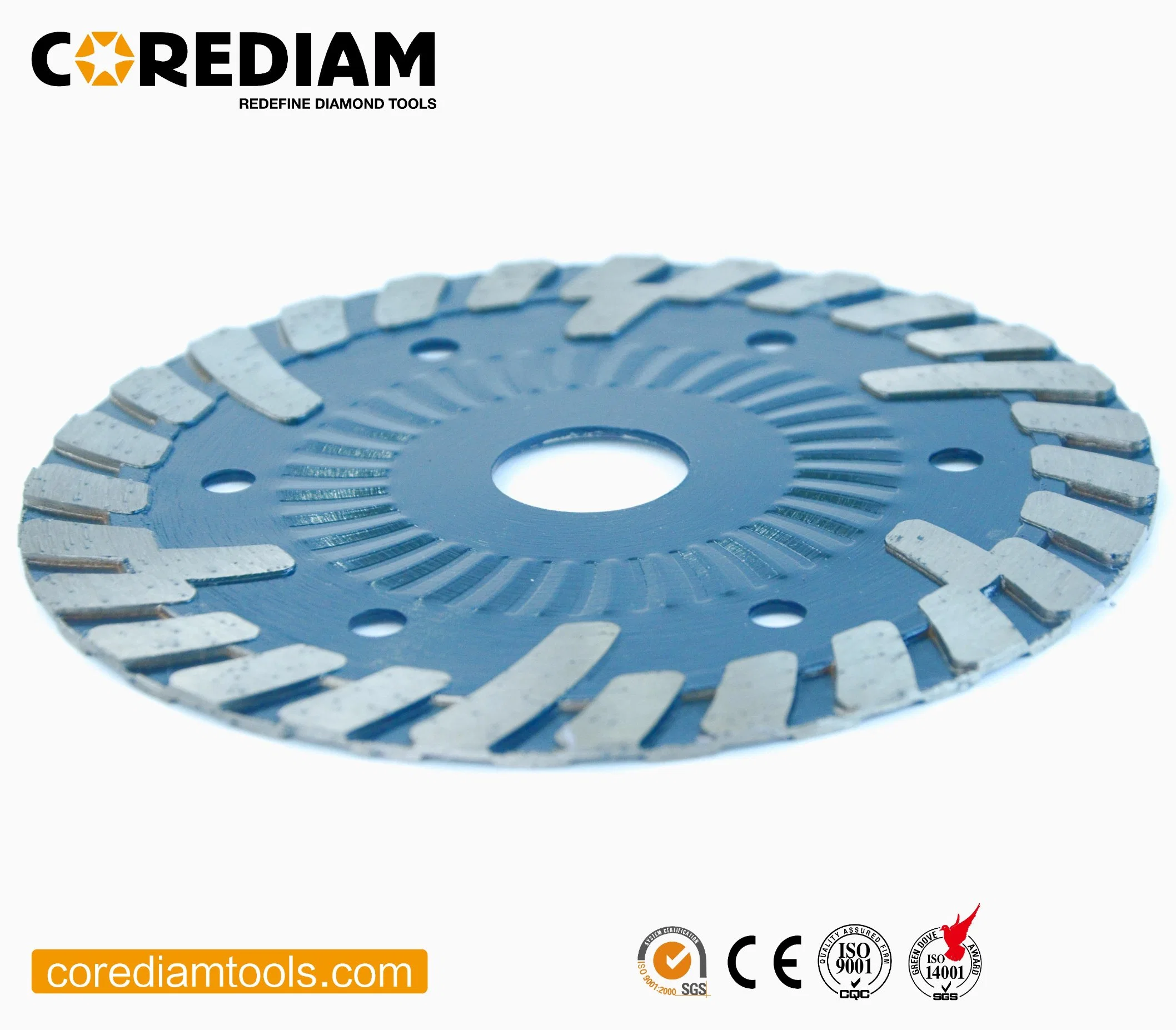 Long Cutting Life Diamond Turbo Type Stone Saw Blade/Diamond Tool