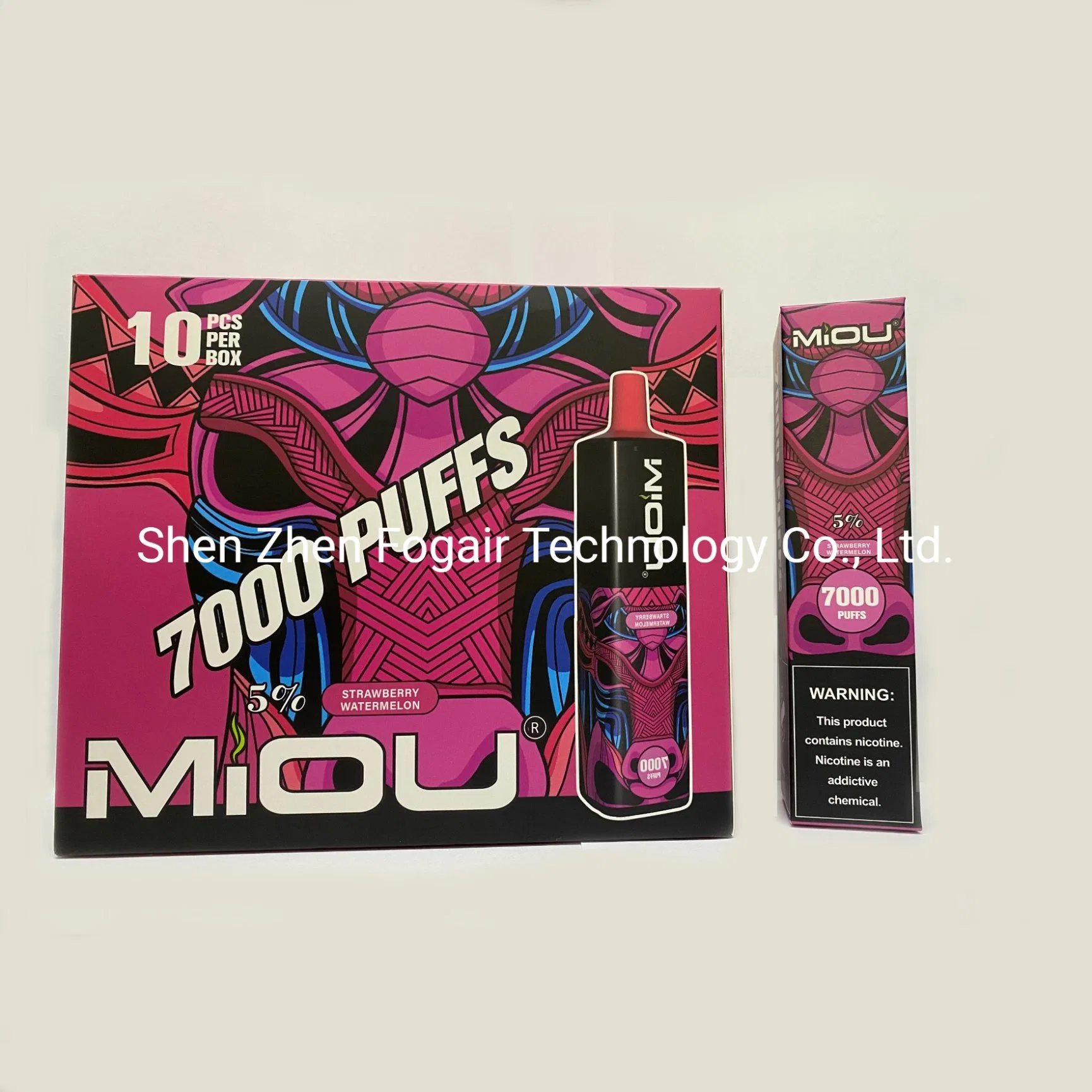 Highest Quality Miou 7000 Puffs Multiple Flavors Rechargeable Vape Pod Wholesale/Supplier Electronic Cigarette