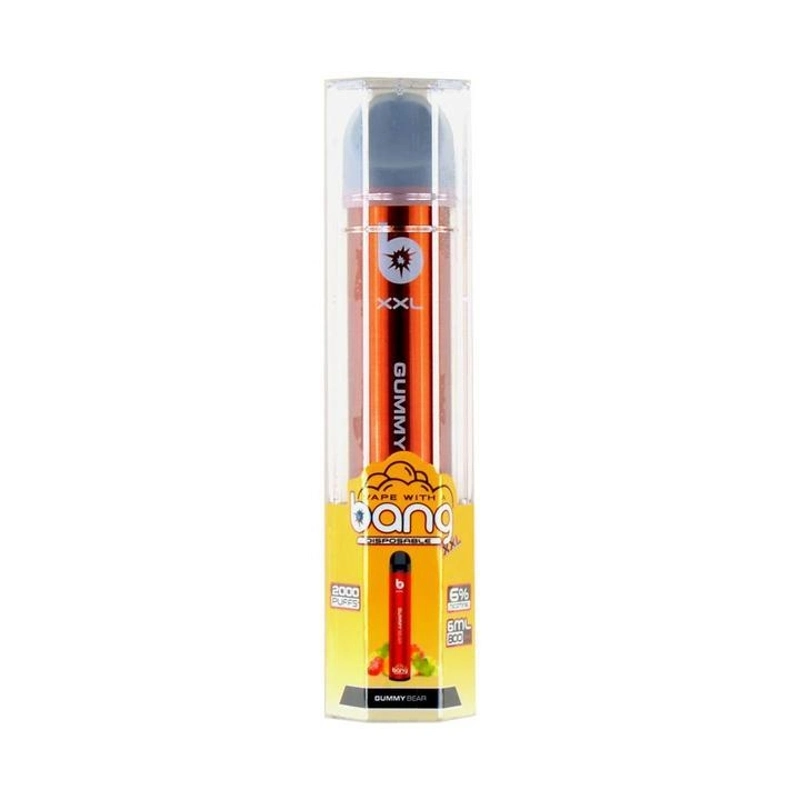 A mais recente caneta de cigarro e descartável Bang XXL de 6 ml com 2000 ml Pulverizador de 18 sabores