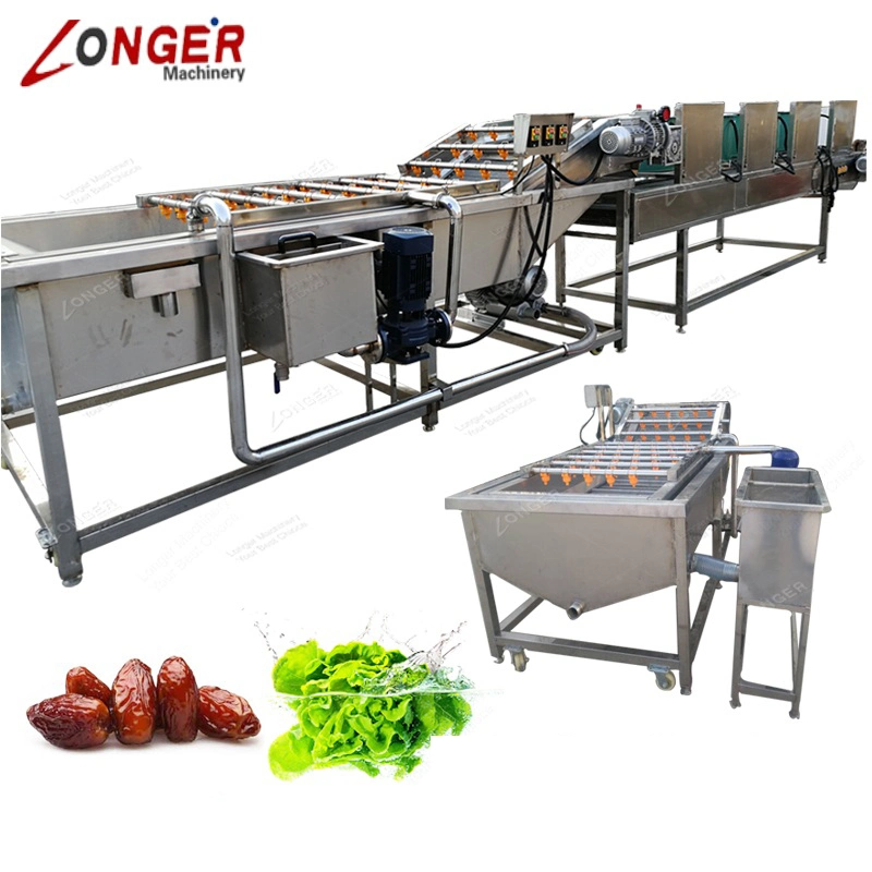 Automatic Fruit Vegetable Cleaning Drying Cassava Peeling and Washing Machine