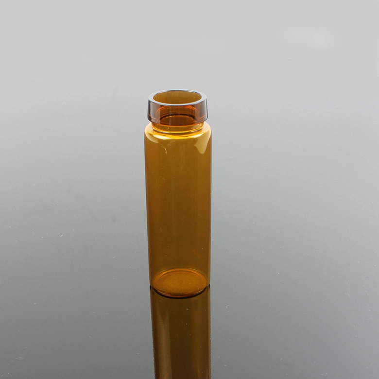 Lock-up Amber and Clear Tubular Glass Vial for Medical Packing