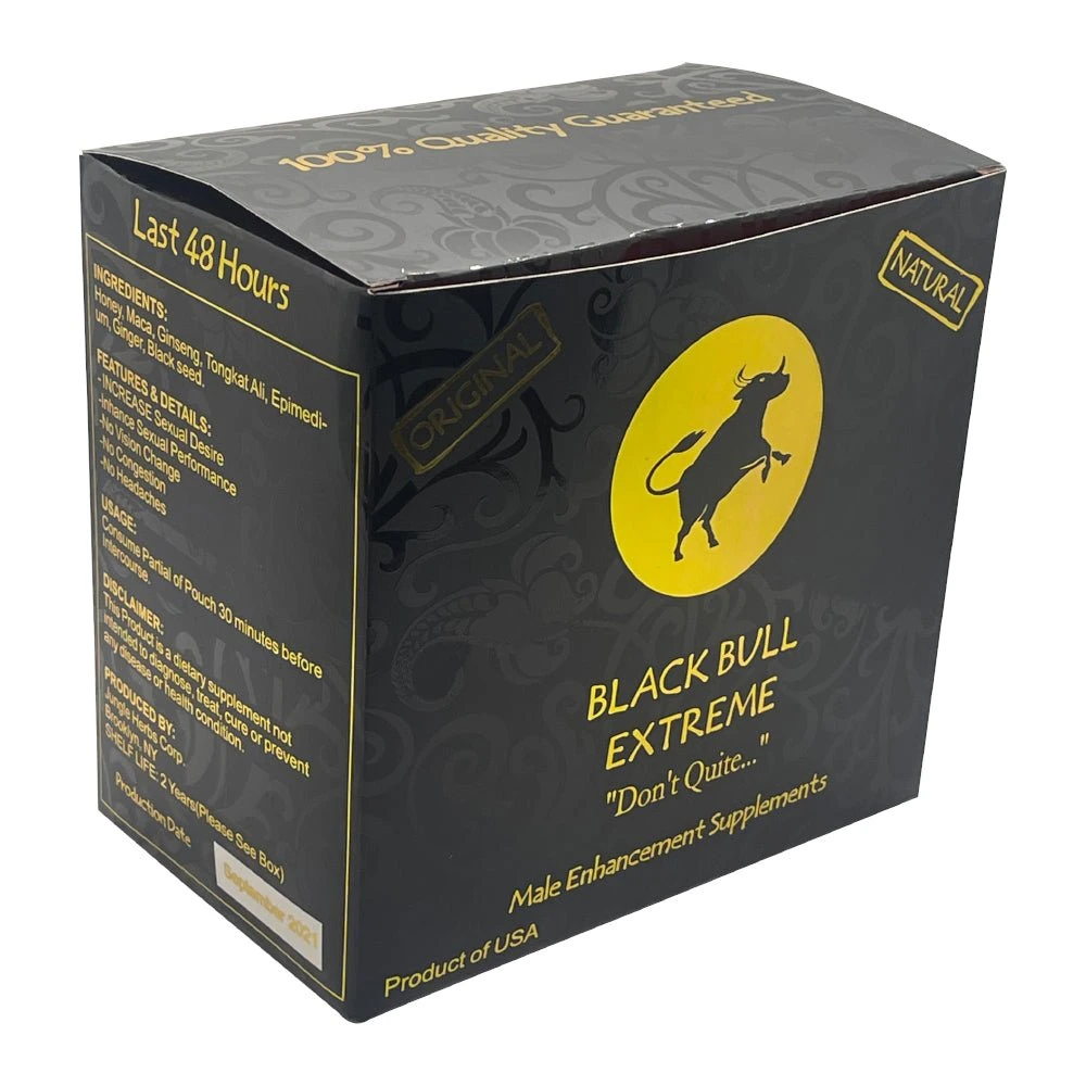 Black Bull Extreme Ne pas arrêter de fumer Royal Etumax de miel Le miel