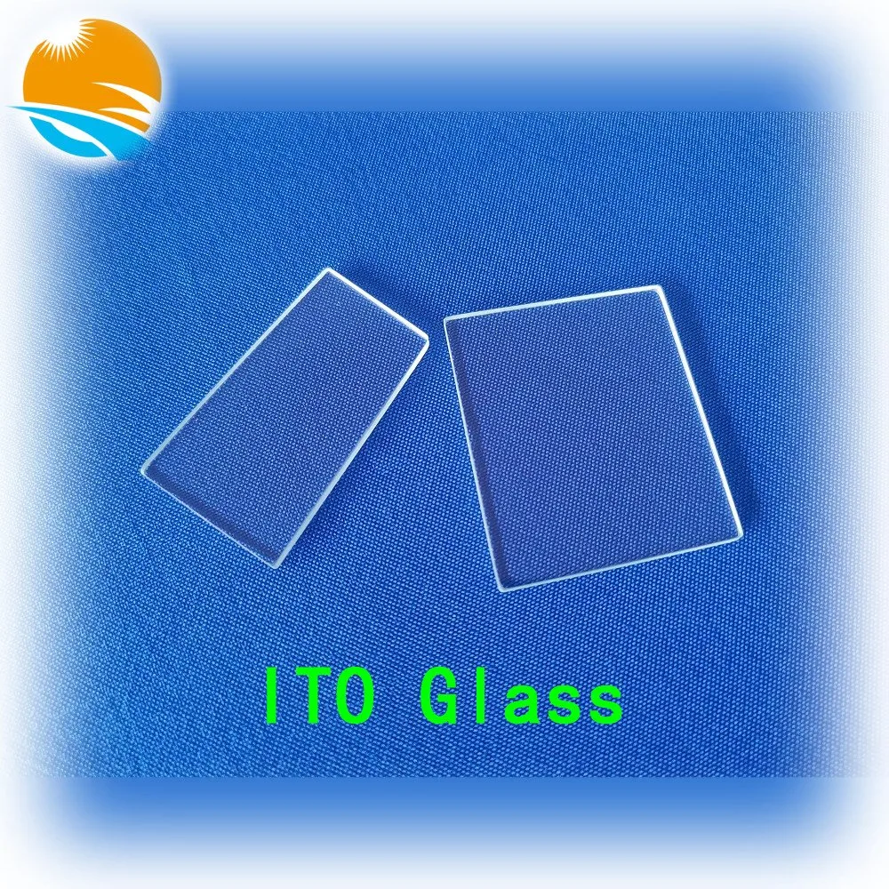 Customized Laboratory Transparent Heating Electrical Heated Defogging Anti-Glare Anti-Fog Shielding Touch Sensor Thickness 3.2mm Resistance 40~60 Ohm ITO Glass