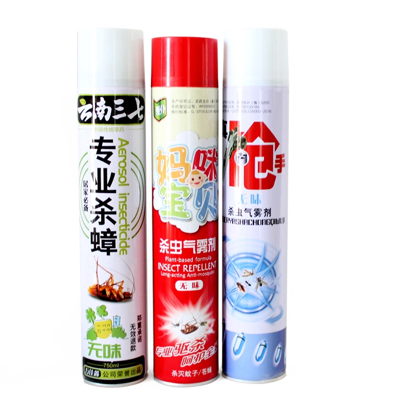 OEM ODM 450ml 600ml 750ml Insecticide Aerosol Insect and Mosquito Killer