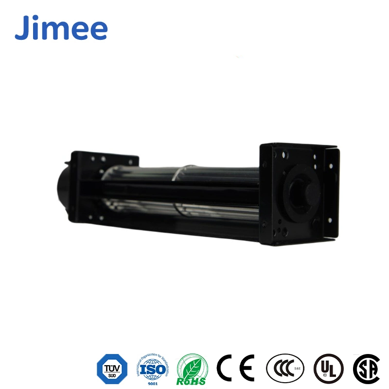 Jimee China Motor eléctrico del ventilador de plástico de gran tamaño de muestra gratuita de fabricación industrial de los sopladores de aire caliente Jm-500-150 500*200*220mm de tamaño para la ventilación del motor del ventilador de flujo