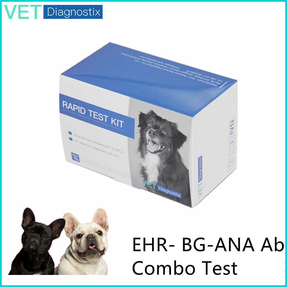 Combo de garrapatas la Ehrlichiosis Babesiosis Kit de Prueba rápida de la anaplasmosis