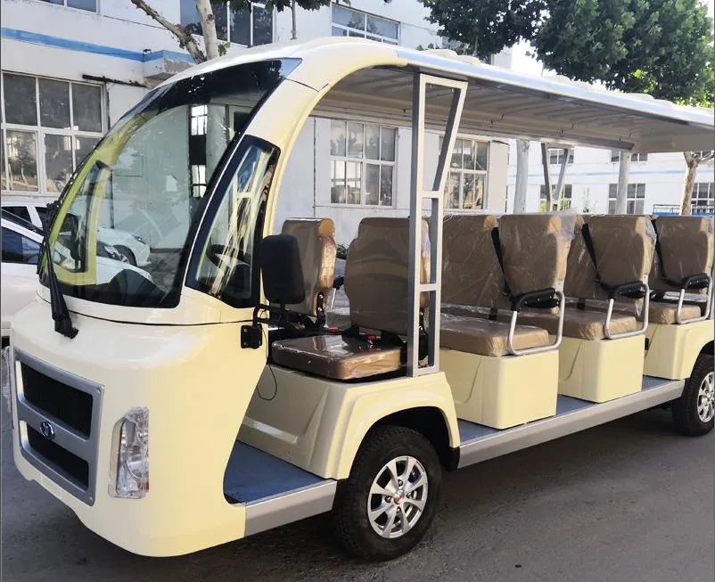 Professional Manufacture Low Speed Electric Car Passenger Bus Sightseeing Bus