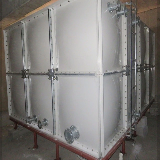 Combined Modular FRP SMC Pressed Sectional Water Storage Tank 10m3 100m3 500m3