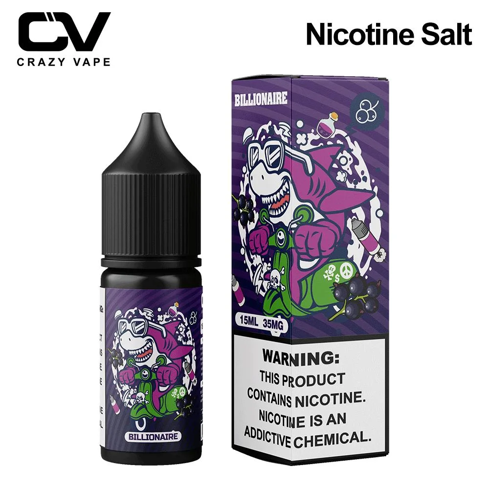 New Crazy Vape Hot Sale High quality/High cost performance  OEM ODM 15ml 35mg E Liquid E Juice for Vape