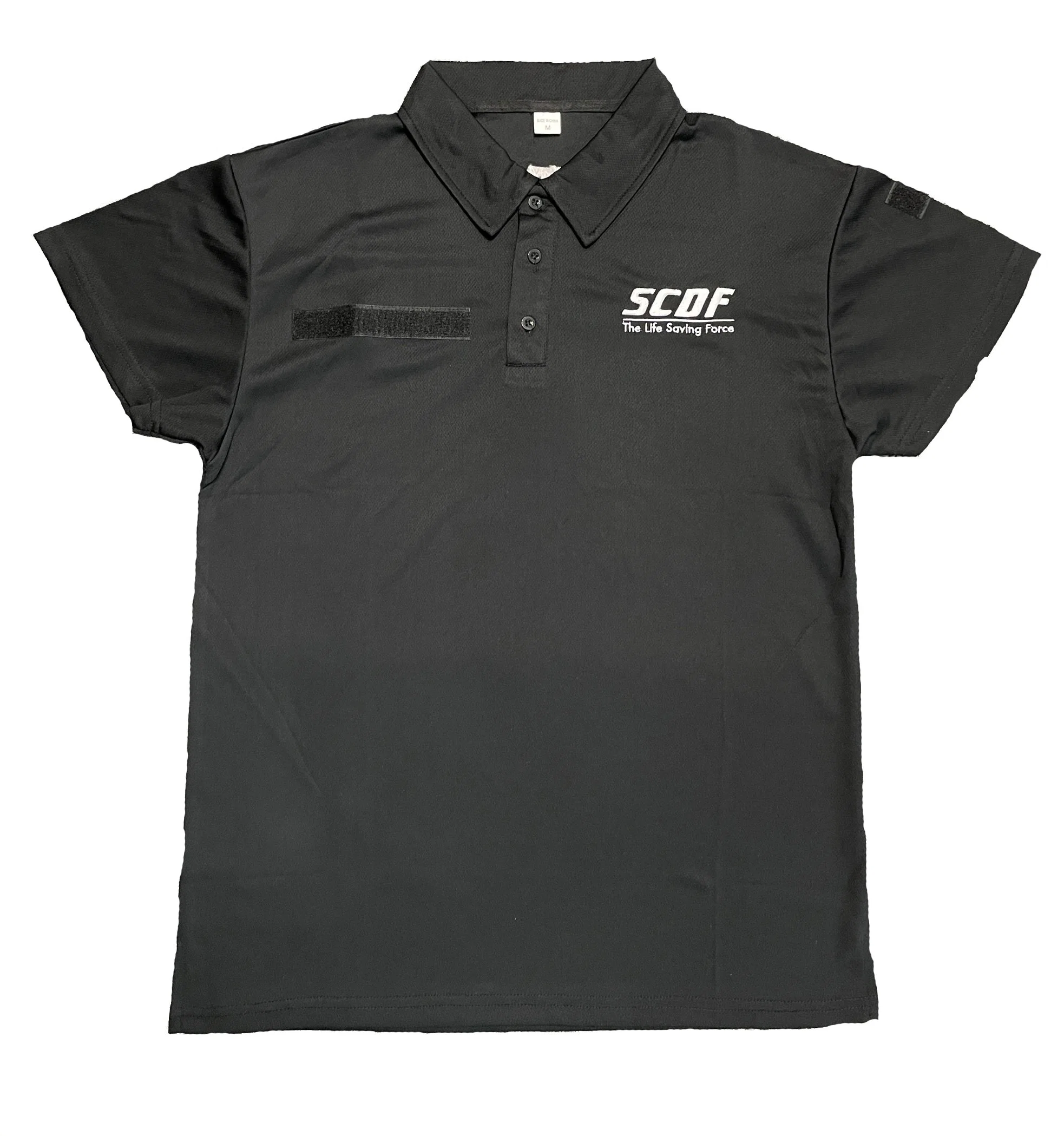 Custom Black Tee Shirts with Short Sleeve & Embroidery Logo