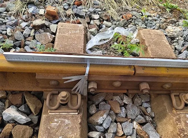 Feeler Gauge for Rail Gap Inspection