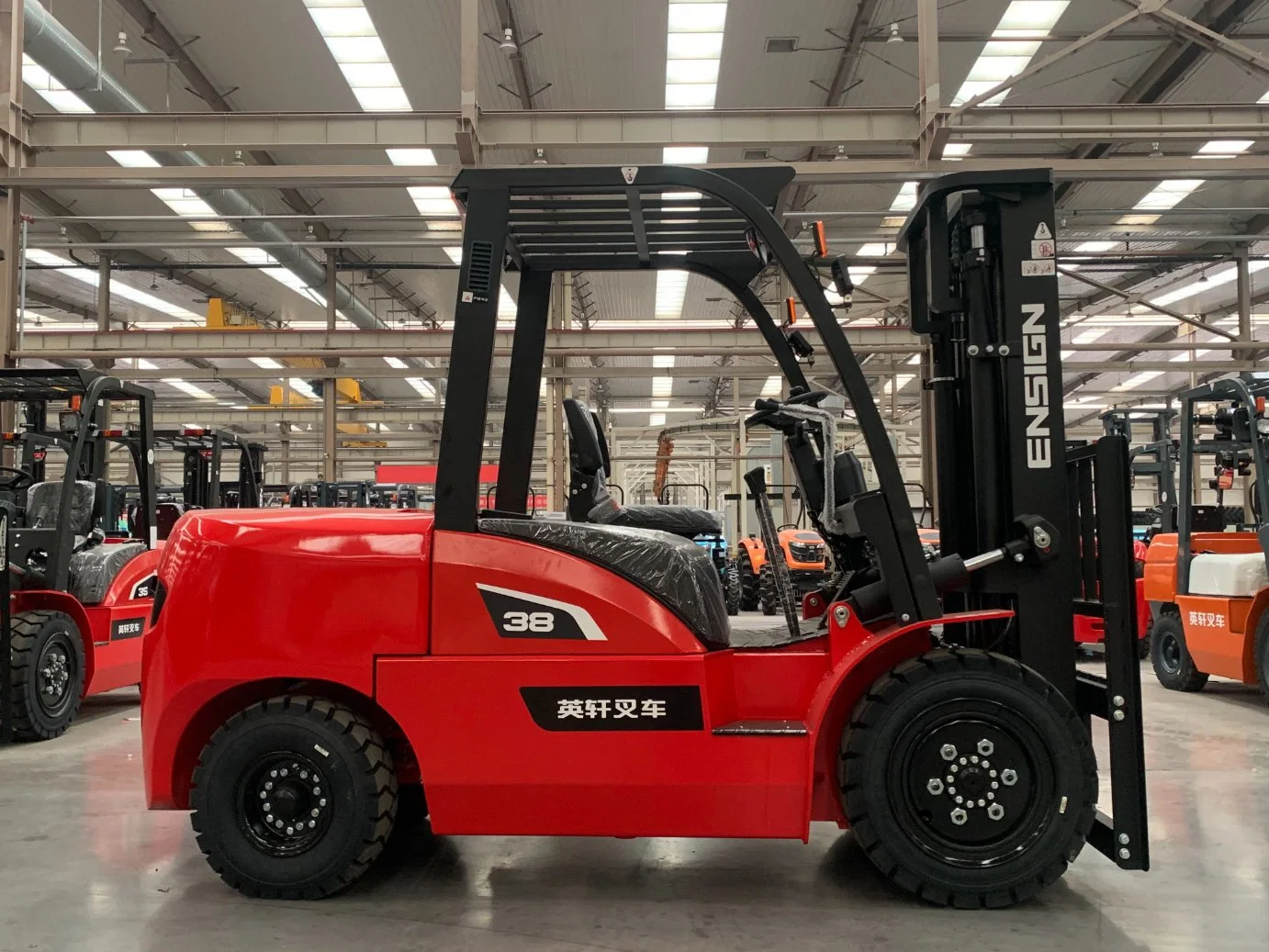 China Ensign Brand Industrial Vehicles 3.8t Forklift Price