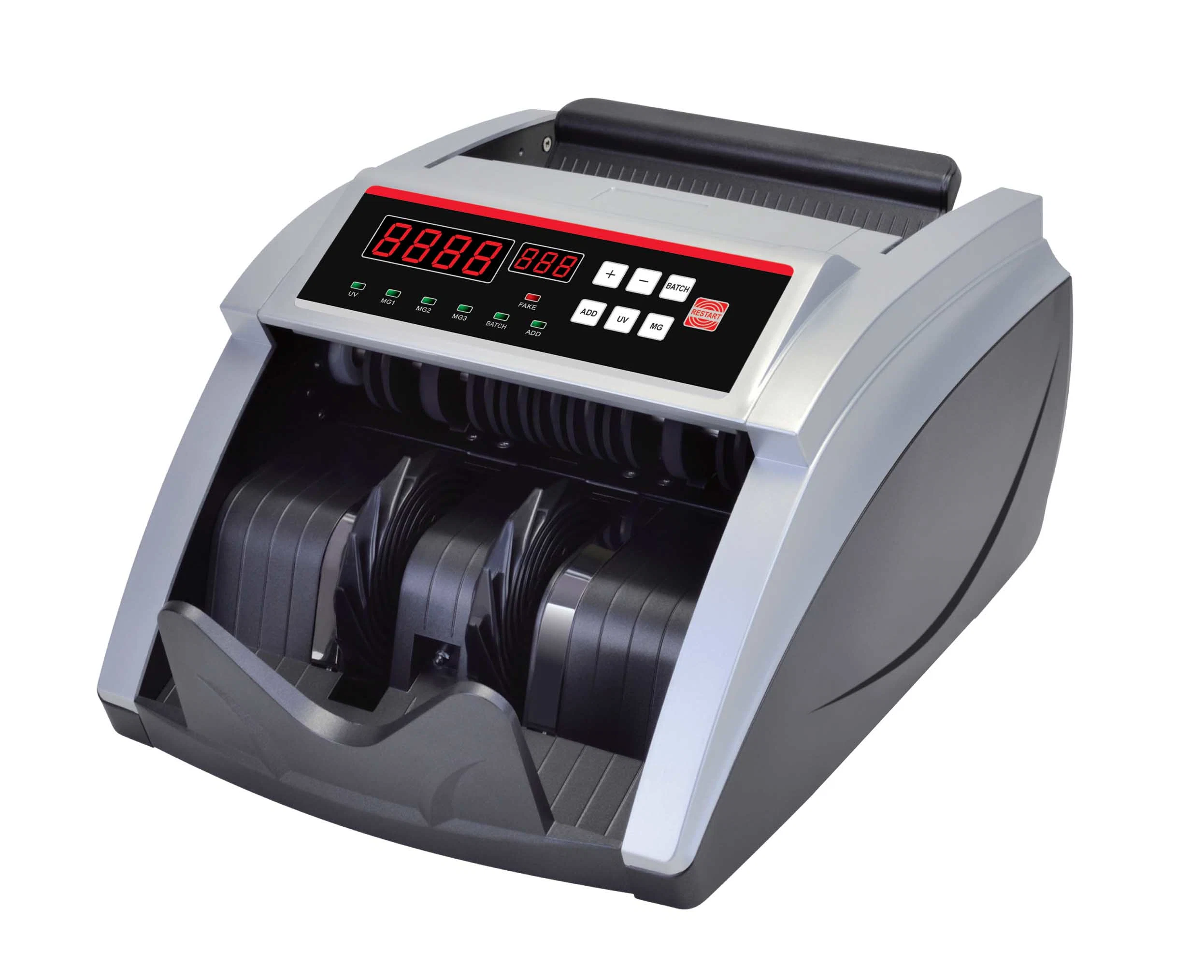 Al-5100 Display automático de Bill LED de contador de dinero mg Denominación