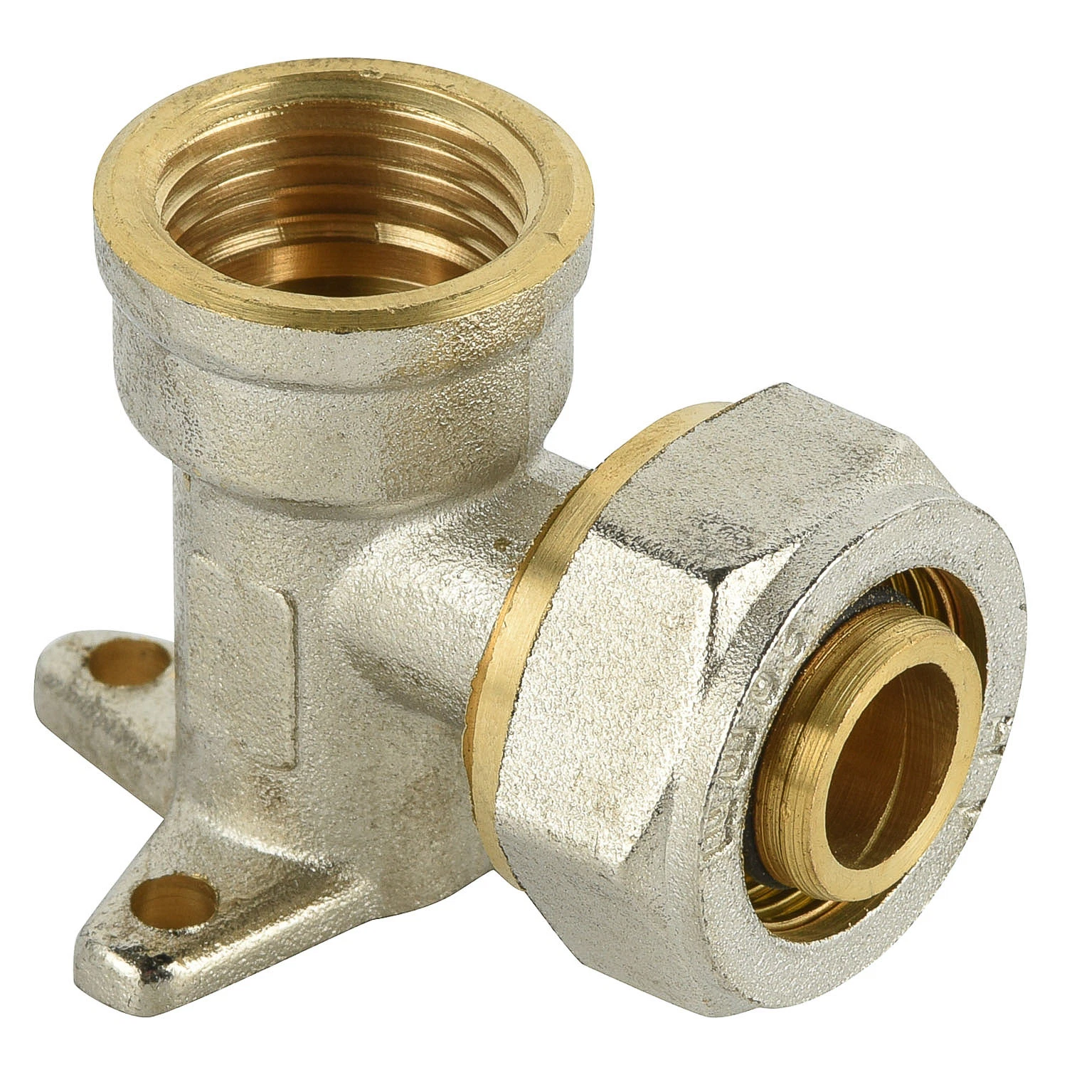 Brass Pex Al Pex Pipe Fitting for Water and Gas-Straight Nipple Double