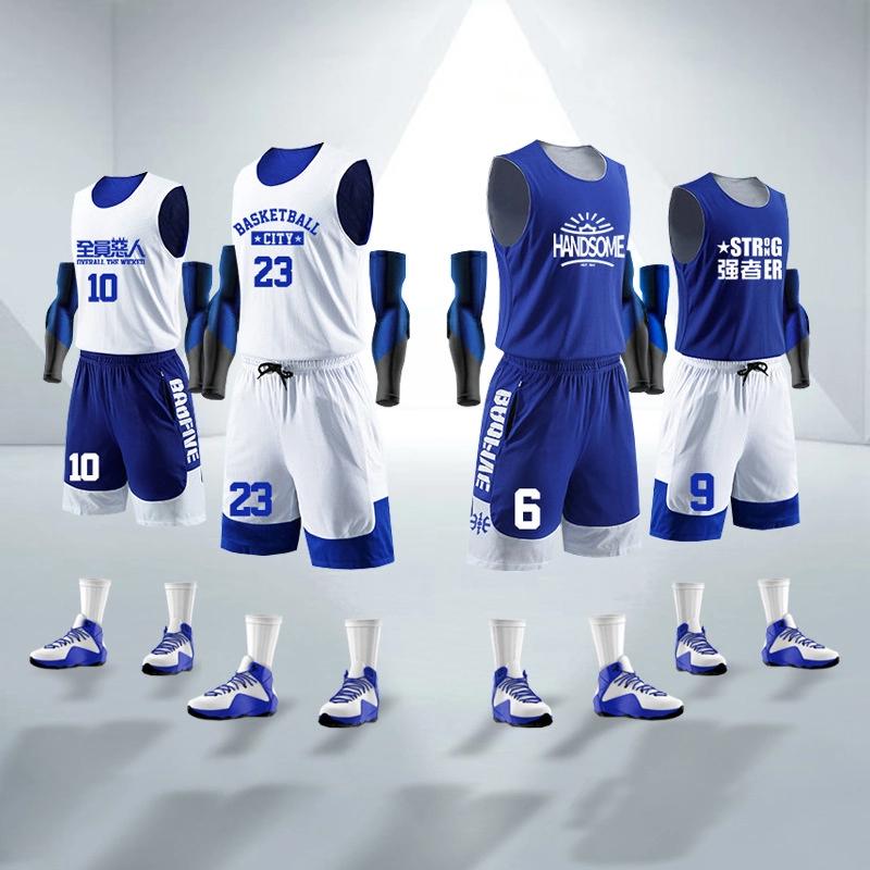 Wholesale/Supplier Custom Latest Basketball Wear Design Sublimation Reversible Basketball Uniform Jerseys