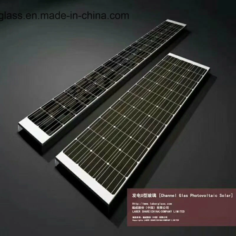 U Profile Glass Solar Module for Power Generating