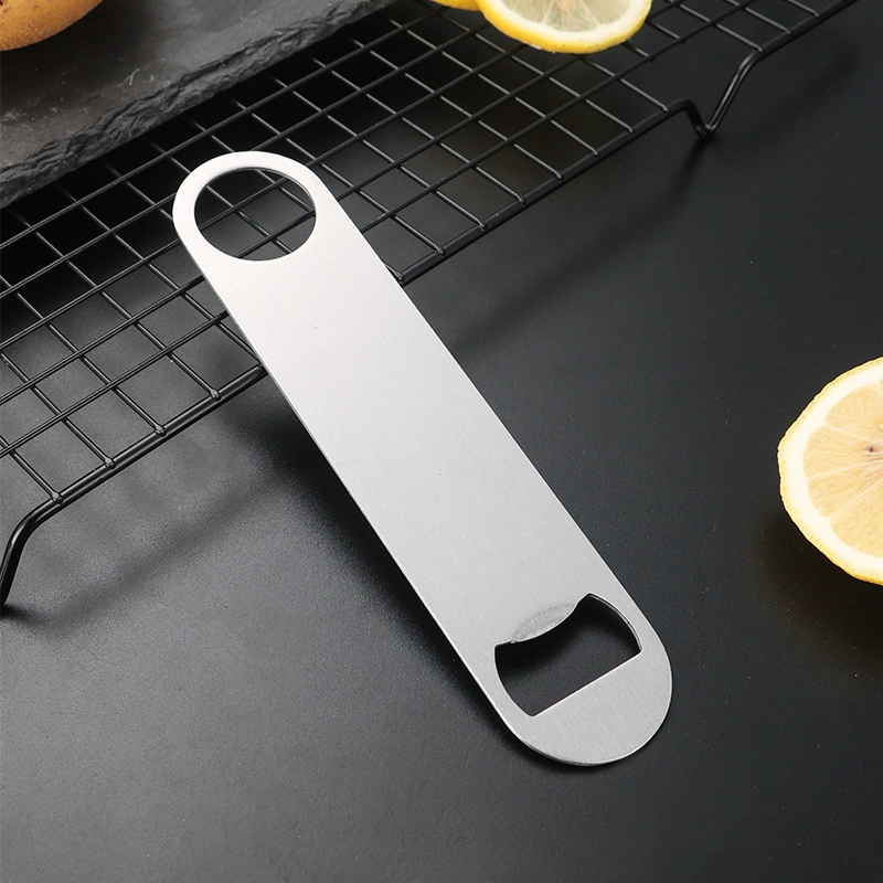 Amazon Hot Selling Blank Sublimation Custom Bottle Opener Bar Beer Bottle Opener 420 Stainless Steel Flat Bottle Opener