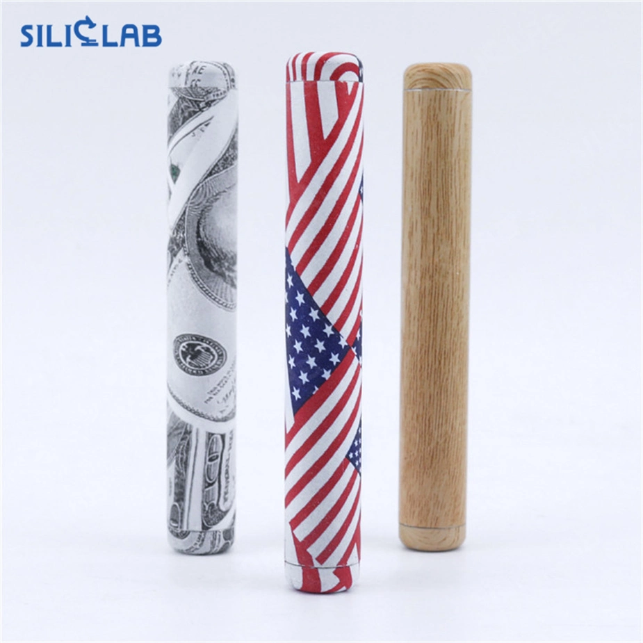 Rolling Paper Storage Jar Metal Pre Rolled Tube with Cap