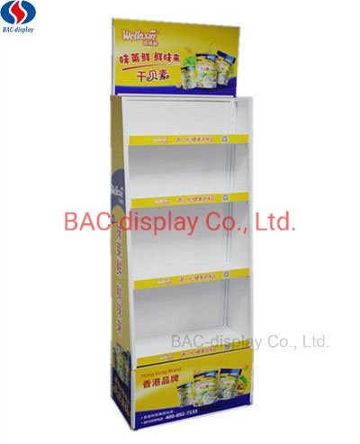 OEM Making Metal Advertising Display Rack for Promotion Children's Food Products