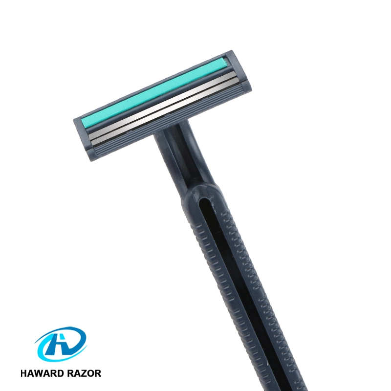 Wholesale/Supplier Price Twin Blade Disposable Razor with Stainless Steel Blade