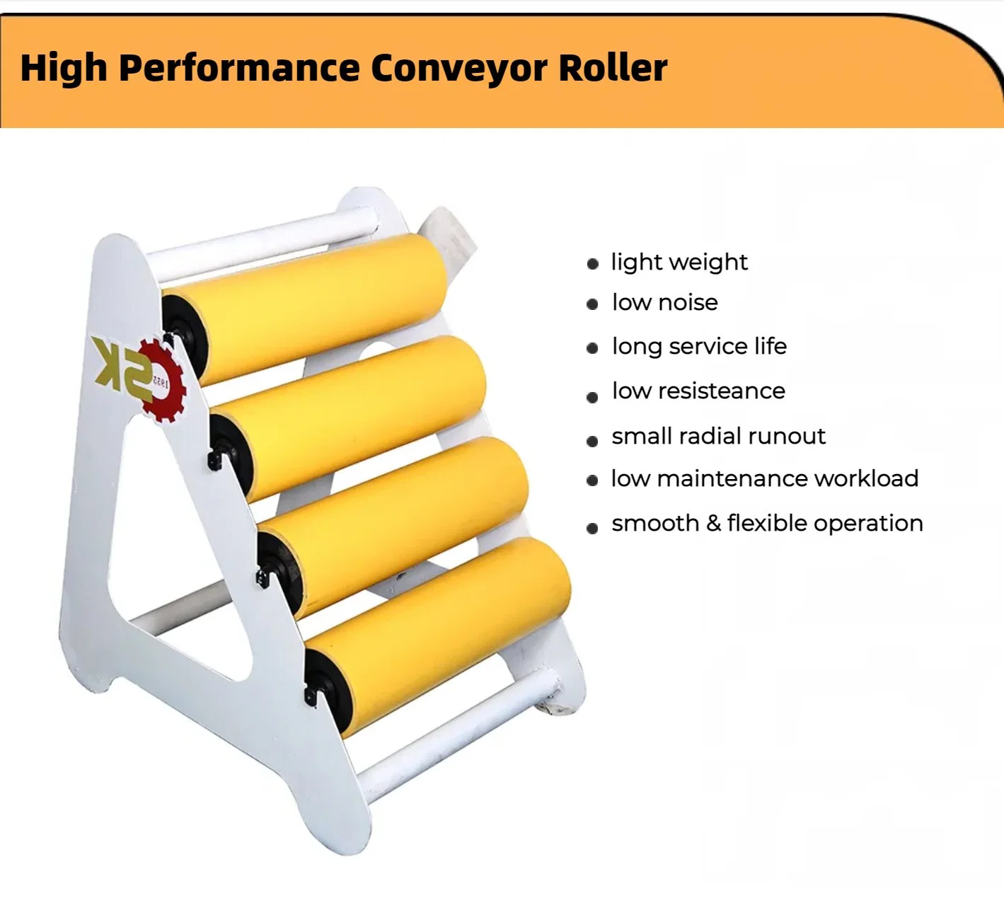 Comb Spiral Screwed Centering Aligning Adjusting Carring Carrier Return Polymer PE PU Rubber Buffer Impact Steel Roller Belt Conveyer Conveyor Idlers