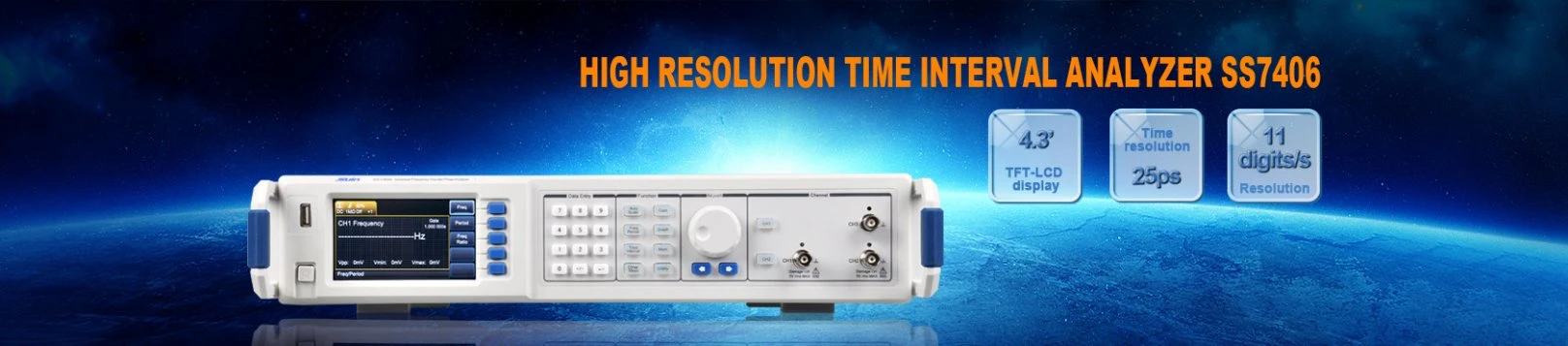 Ss7406 Universal Frequency Counter/Timer/Analyzer with Max Frequency 40GHz