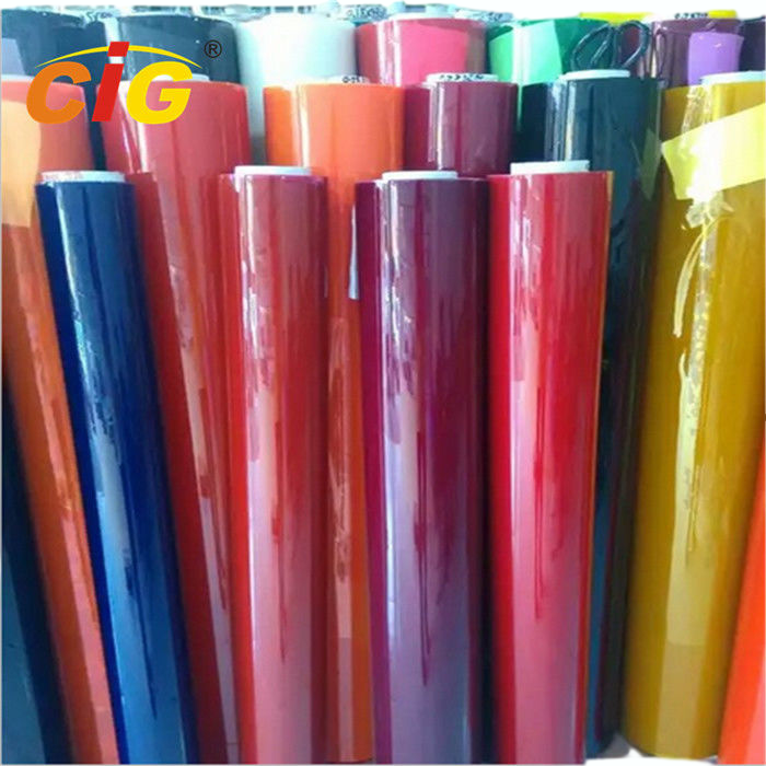 Transparent Colorful Transparent PVC Film Super Clear