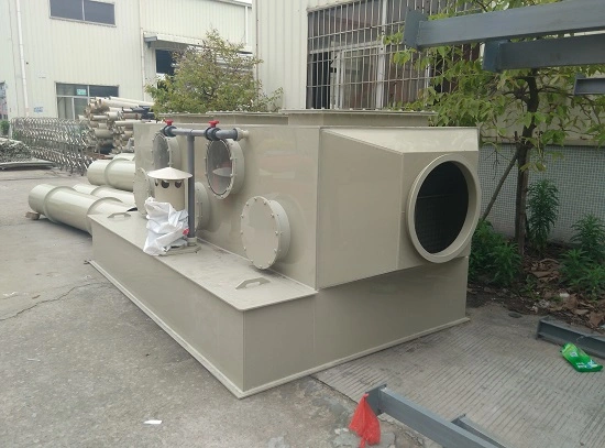 Horizontal Chemical Industrial HCl Gas Pollution Control Equipment