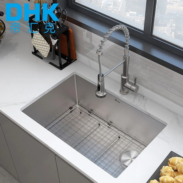 China Wholesale/Supplier Price Nano Black Sink High quality/High cost performance  Stainless Steel Farmhouse Sink Undercounter Bowl Washing Basin Bestme Kitchen Sink